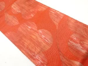 リサイクル　花模様織出し袋帯